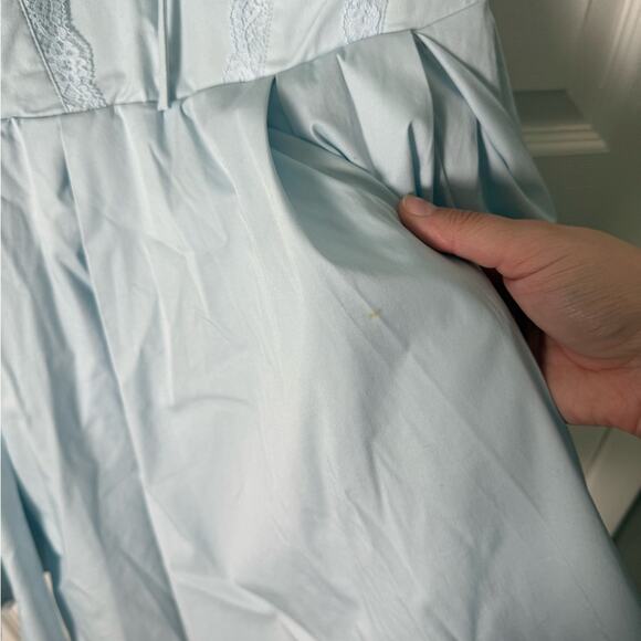 House of CB Harriet Bluebell Cotton Halter Mini Dress S - Picture 7 of 13